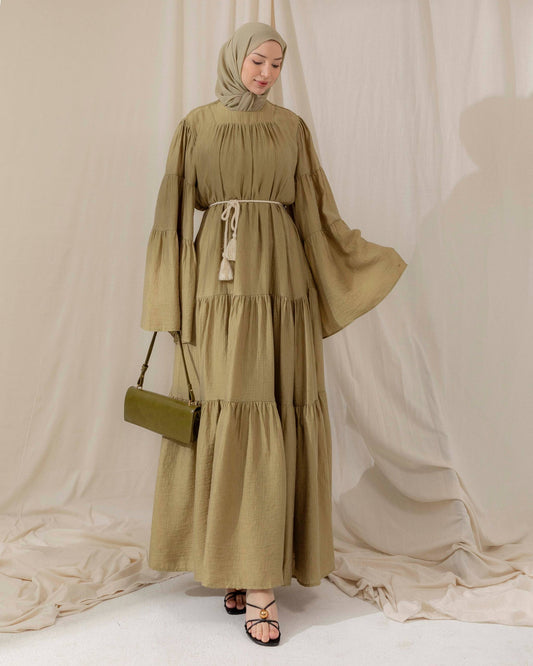 MeriStore 6628 Kleid Khaki
