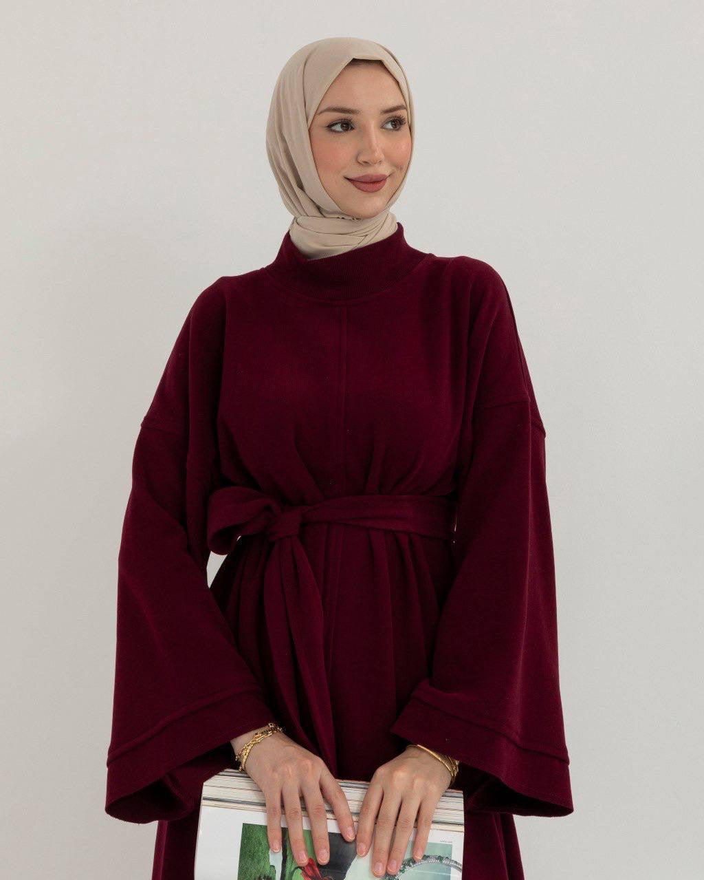 MeriStore Daily Kleid 6532 Bordeaux