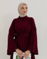 MeriStore Daily Kleid 6532 Bordeaux