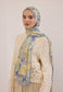 FreshScarfs Rami Hijab Flora soft mavi