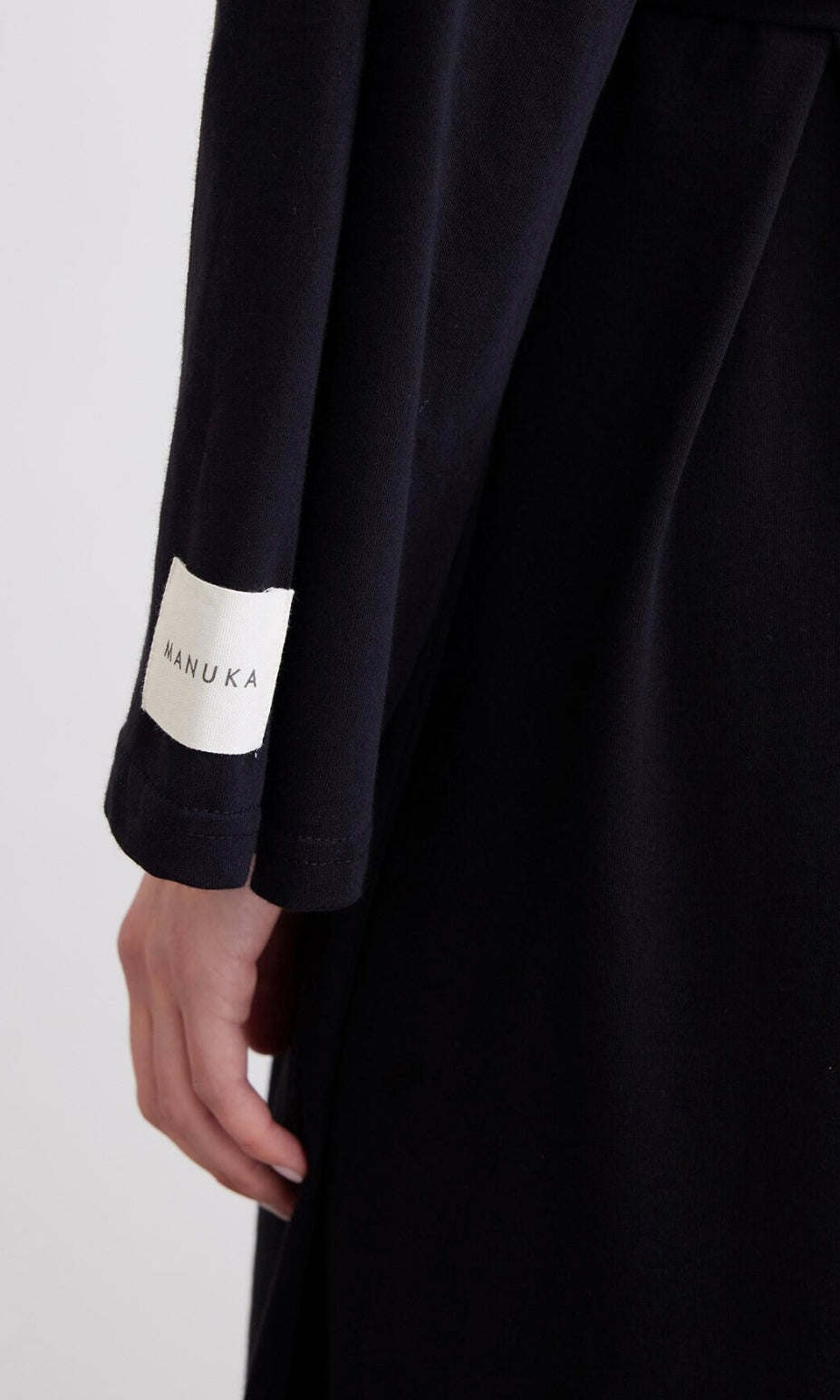 Manuka langes Basic Oversize Kleid