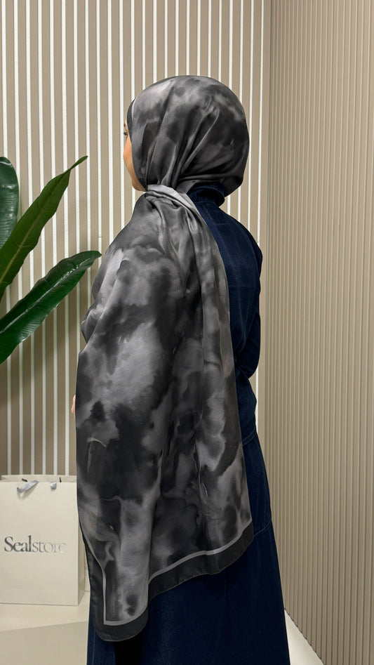 Bulut Soft Vual Schal Schwarz