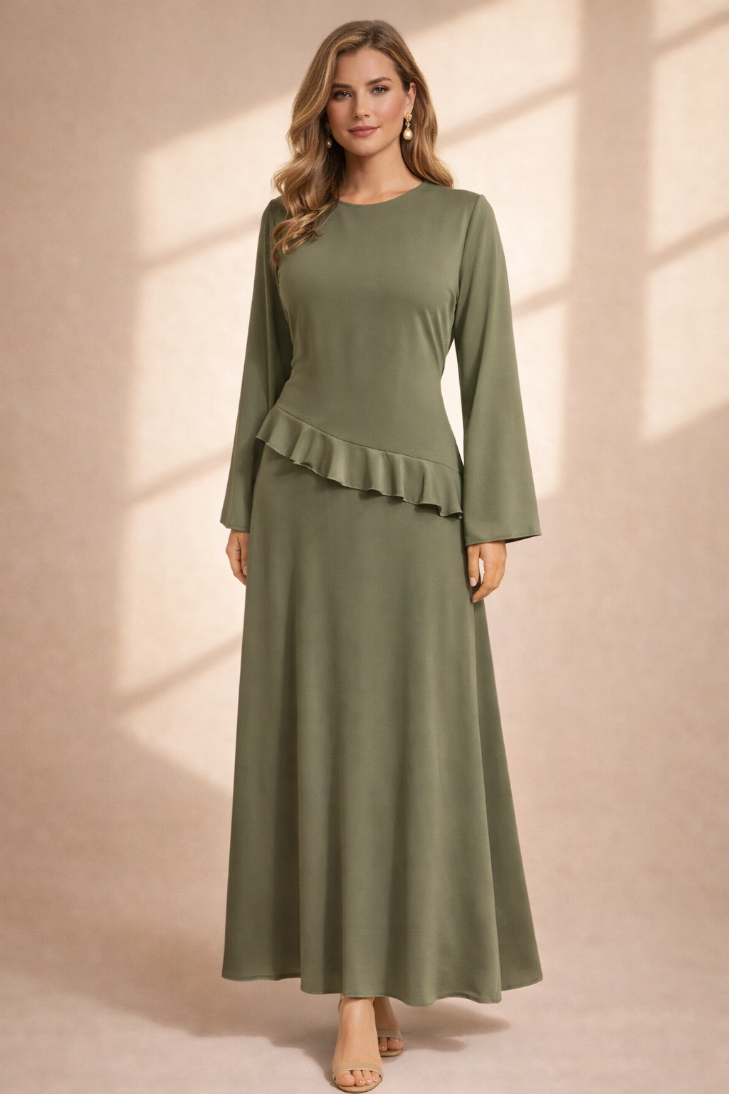 LINA Kleid Olive