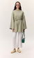Manuka Oversize Langarm Shirt mit Gürtel