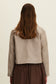 Manuka kurze Suede Jacke Sandfarben