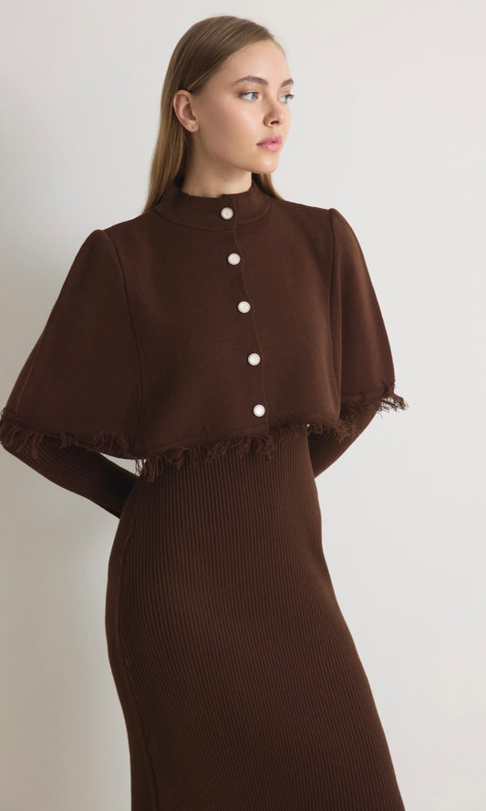 AhelTasarim Samy Kleid Set Braun