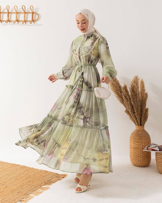 MeriStore Kleid 6439 Grün