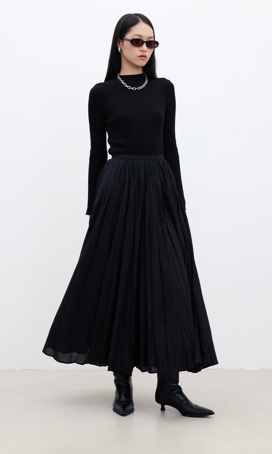 Manuka Pilise Maxi Rock Schwarz