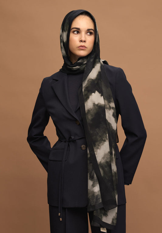 FreshScarfs Rami Hijab Batik Antrasit