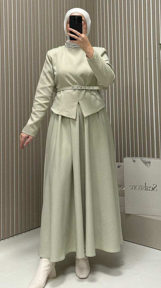 Henza Set mit Rock 41420 Beige