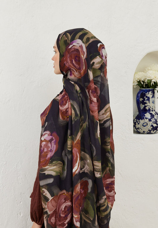 FreshScarfs Rami Hijab Summer Rose Gül Kurusu
