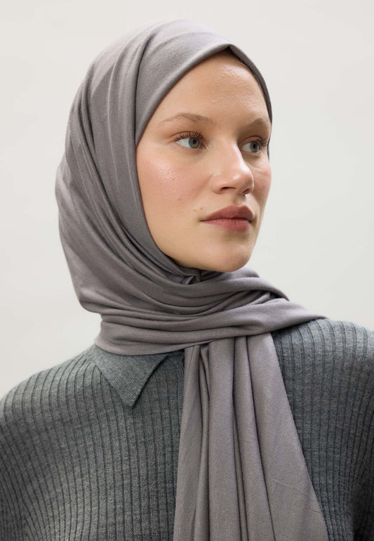FreshScarfs Jersey Penye Koyu Gri