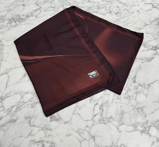 GÖLGE Soft Vual Schal Bordeaux