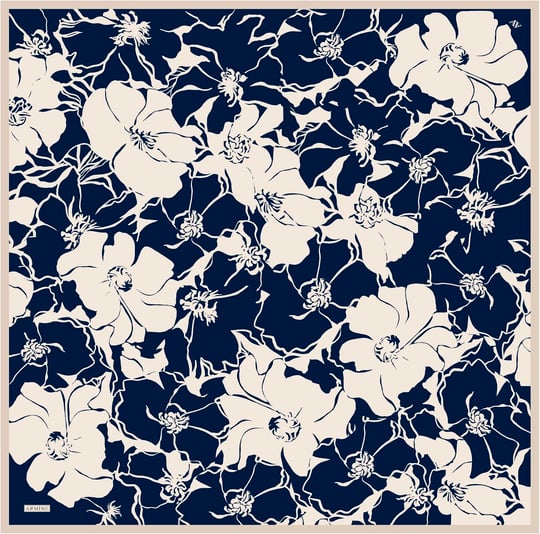 Armine 100% Seide/Ipek Twill Kopftuch No.1