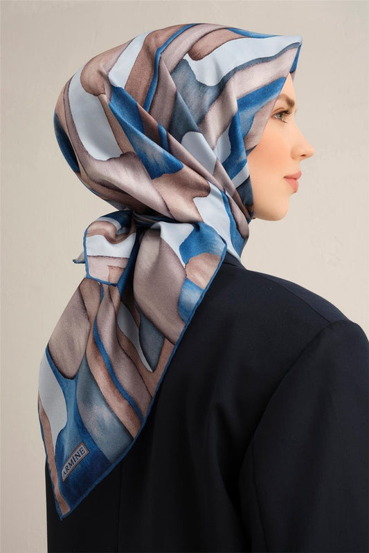 Armine 100% Seide/Ipek Twill Kopftuch No.8