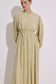 Manuka DOKULU NAKIŞ DETAYLI ELBİSE Khaki Kleid