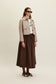 Manuka kurze Suede Jacke Sandfarben