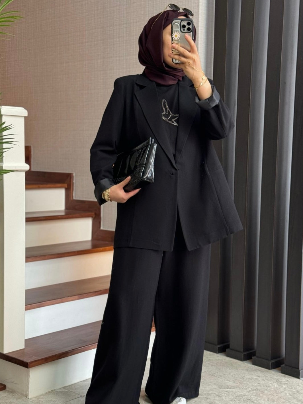 Monela Blazer 2-teiler Leinen