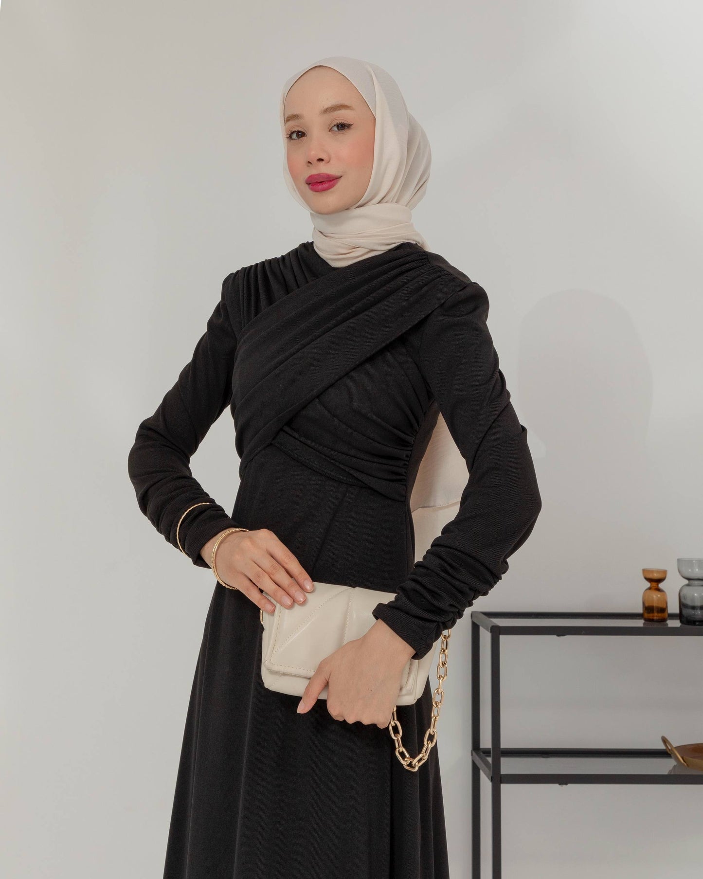 MeriStore Kleid 6559 Schwarz