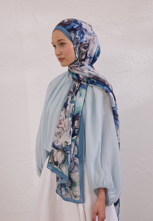 FreshScarfs Rami Hijab Nerissa Indigo