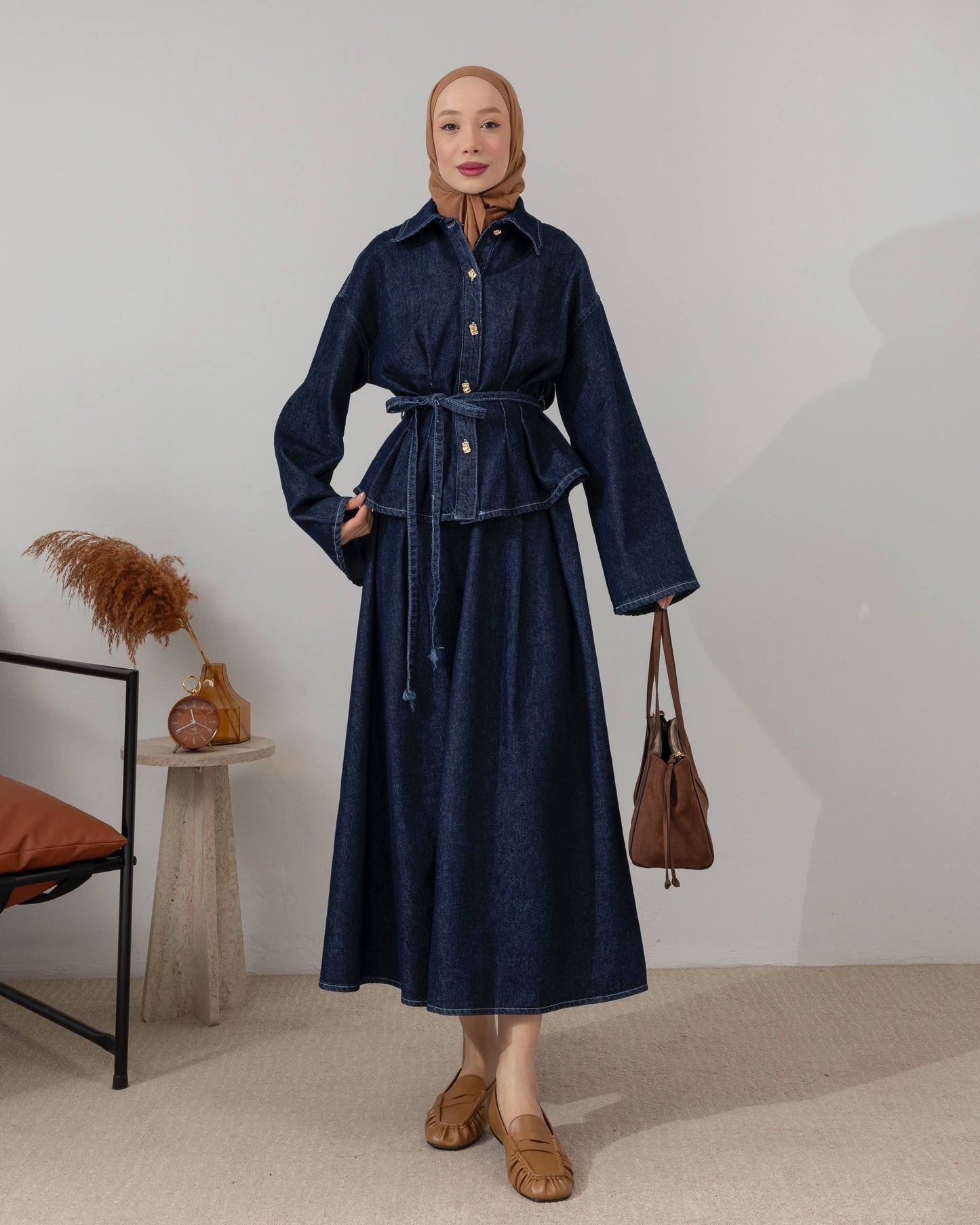 MeriStore Denim Set mit Rock 6567