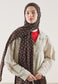 FreshScarfs Rami Hijab Small Polka Dots Aci Kahve