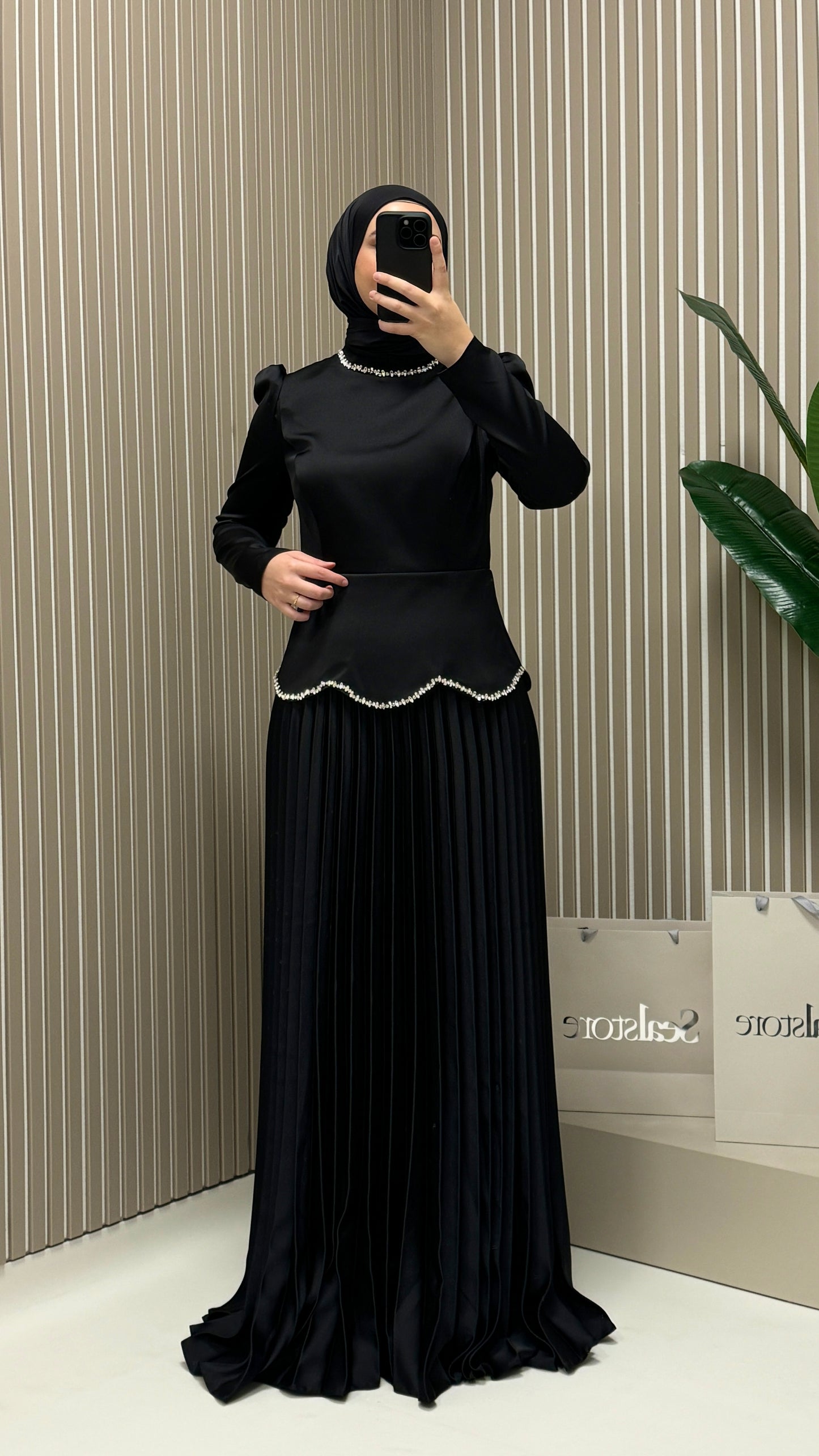 Abendkleid 5462 Schwarz
