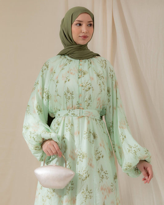 MeriStore Kleid 6607 Mint mit Gürtel