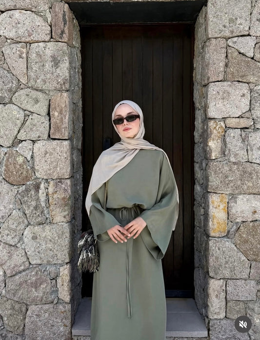 LUCAS Tencel Stoff Kleid