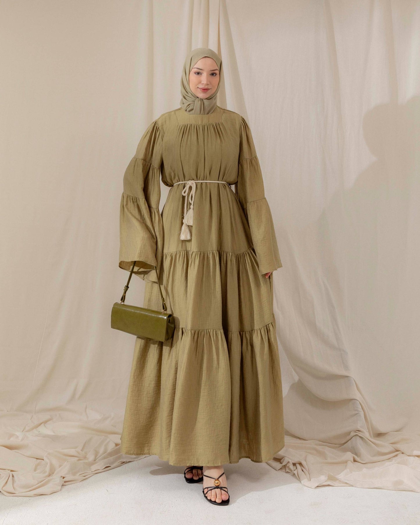 MeriStore 6628 Kleid Khaki
