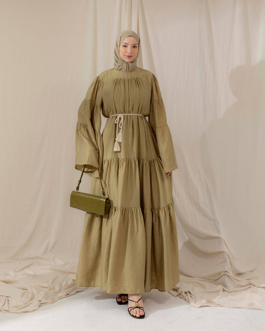MeriStore 6628 Kleid Khaki