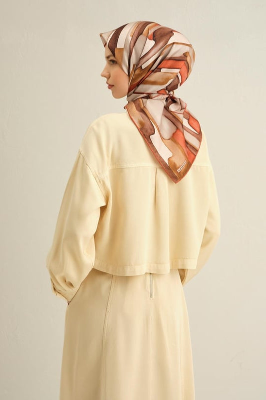 Armine 100% Seide/Ipek Twill Kopftuch No.7
