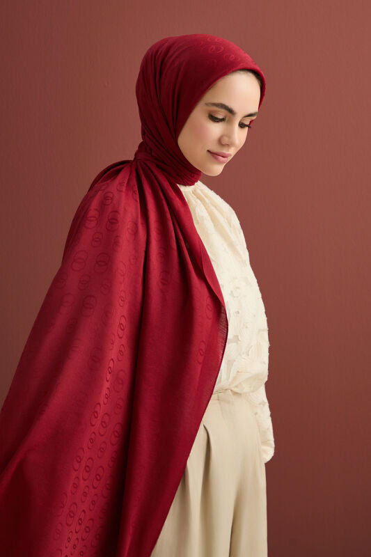 IMANNOOR Zincir Desen Jakar Schal