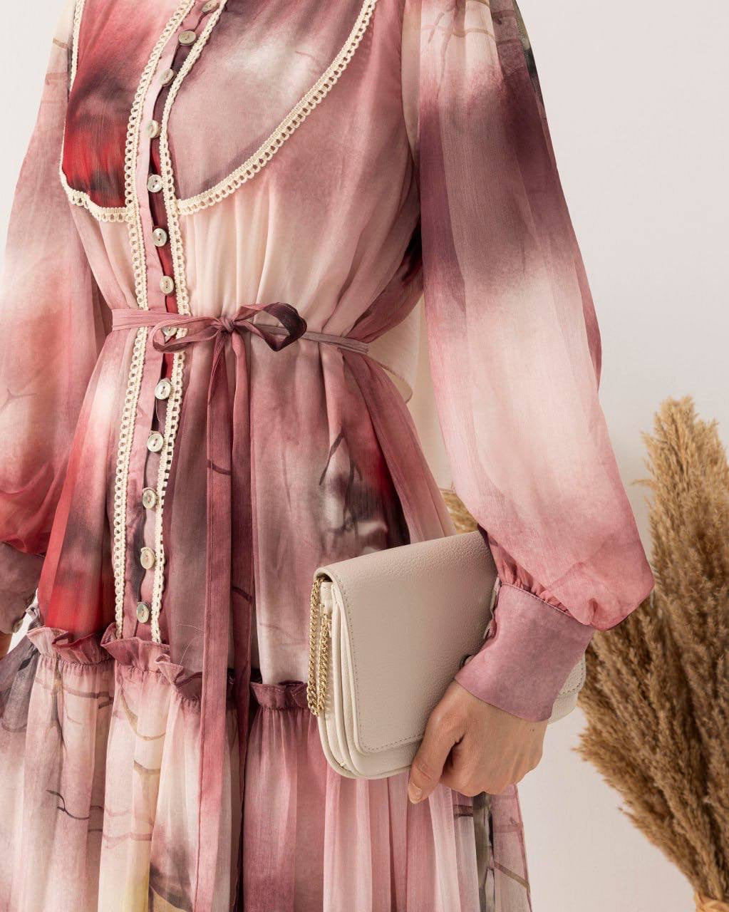 MeriStore Kleid 6439 Bordeaux