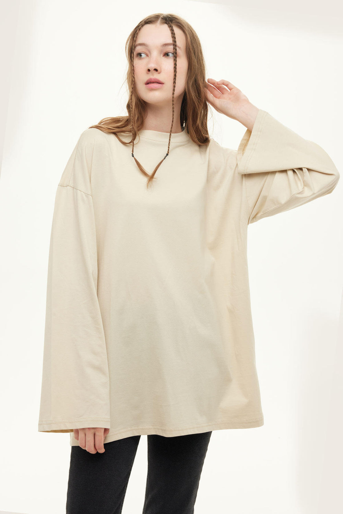 Manuka Oversize Langarm T-Shirt