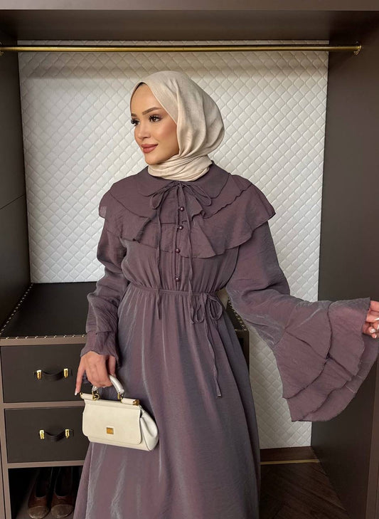 Ahel Amira Kleid 8003 Mürdüm