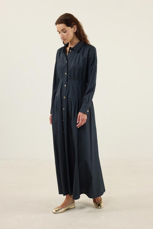 MinikTerzi Kleid mit goldenen Knöpfen