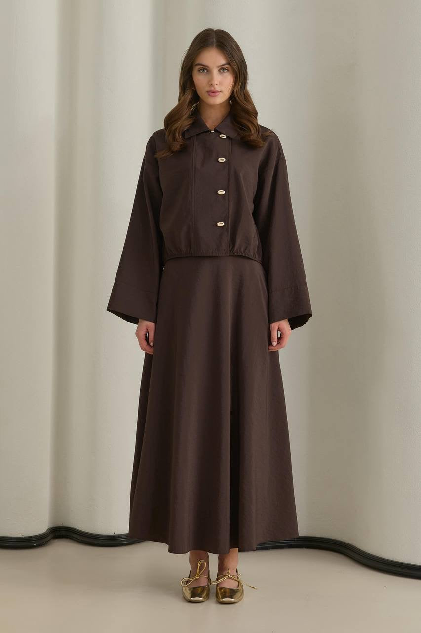 MOILA Core Set 2-teiler mit Rock Braun