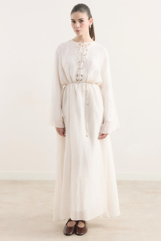 AHEL Lucy Kleid Weiss 6997