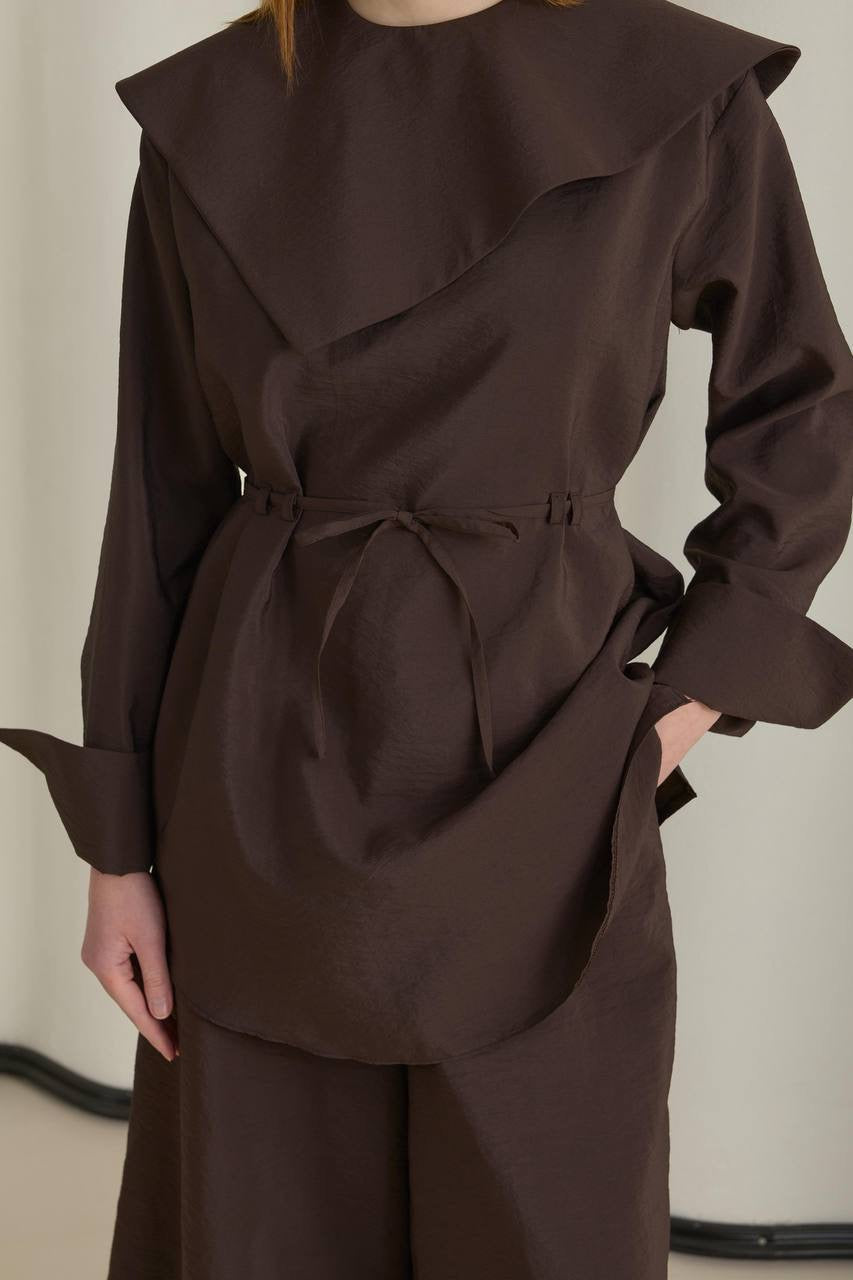 Moila 2-teiler Set mit Hose 488 Braun