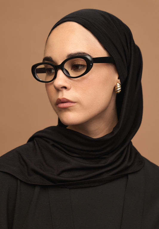 FreshScarfs Jersey Penye Siyah