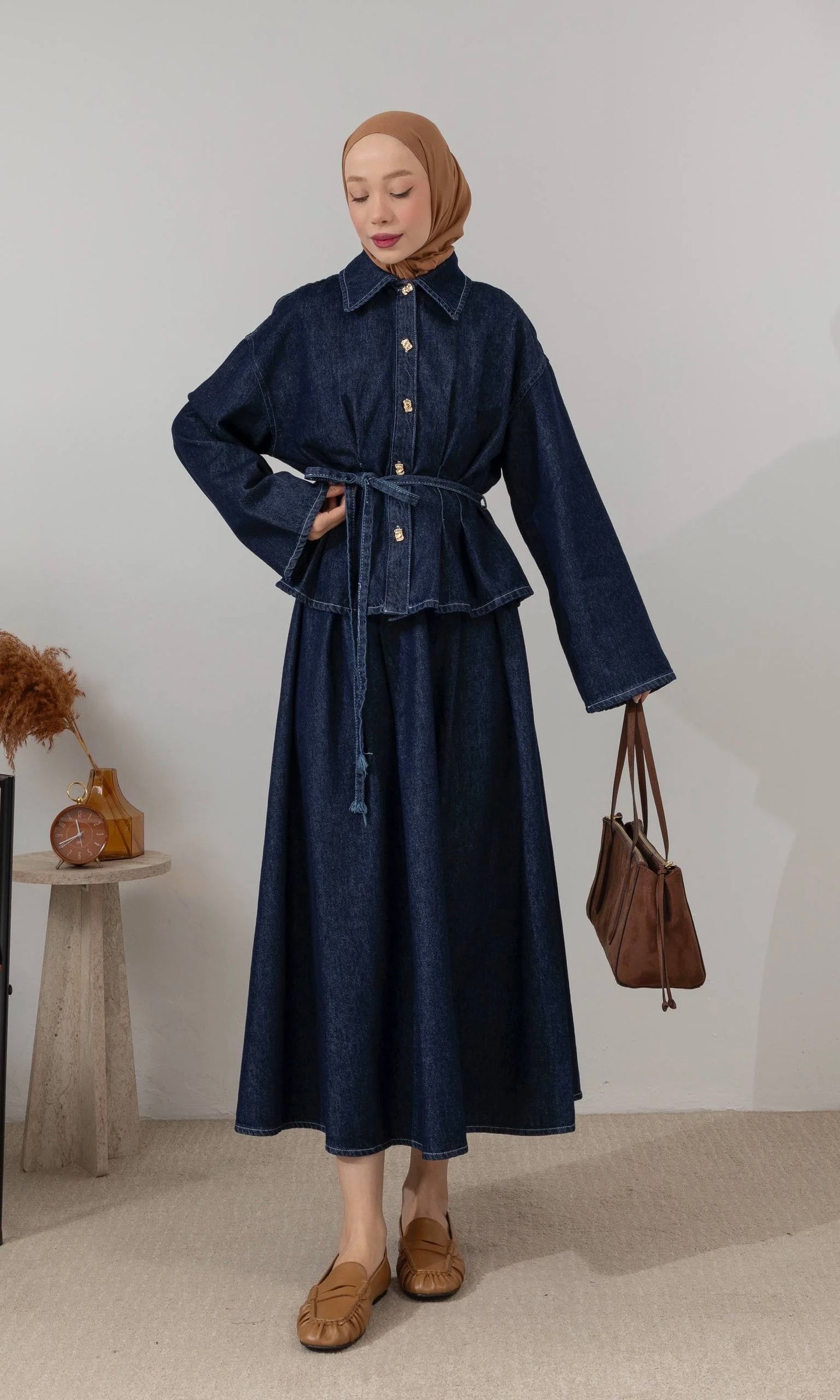 MeriStore Denim Set mit Rock 6567