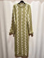 Gemustertes Strickkleid