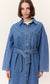 Manuka Denim Kleid mit Knöpfen 0001