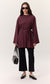Manuka Oversize Langarm Shirt mit Gürtel