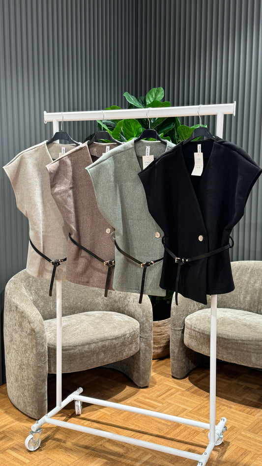 Imi Weste mit Gürtel