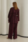 Moila Set 2-teiler mit Hose Bordeaux 626