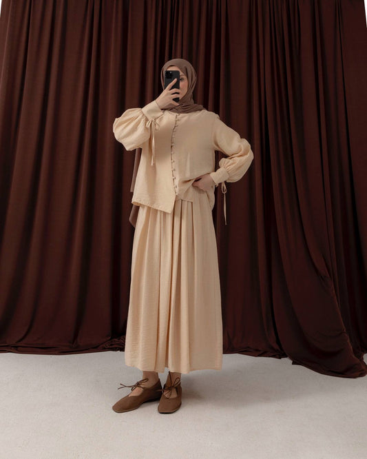 MeriStore 2-teiler mit Rock 6659 Beige