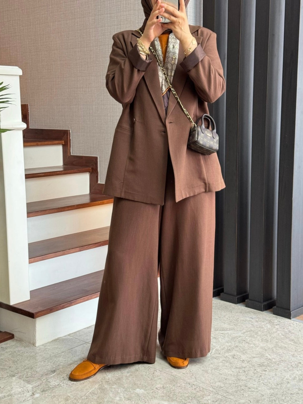 Monela Blazer 2-teiler Leinen