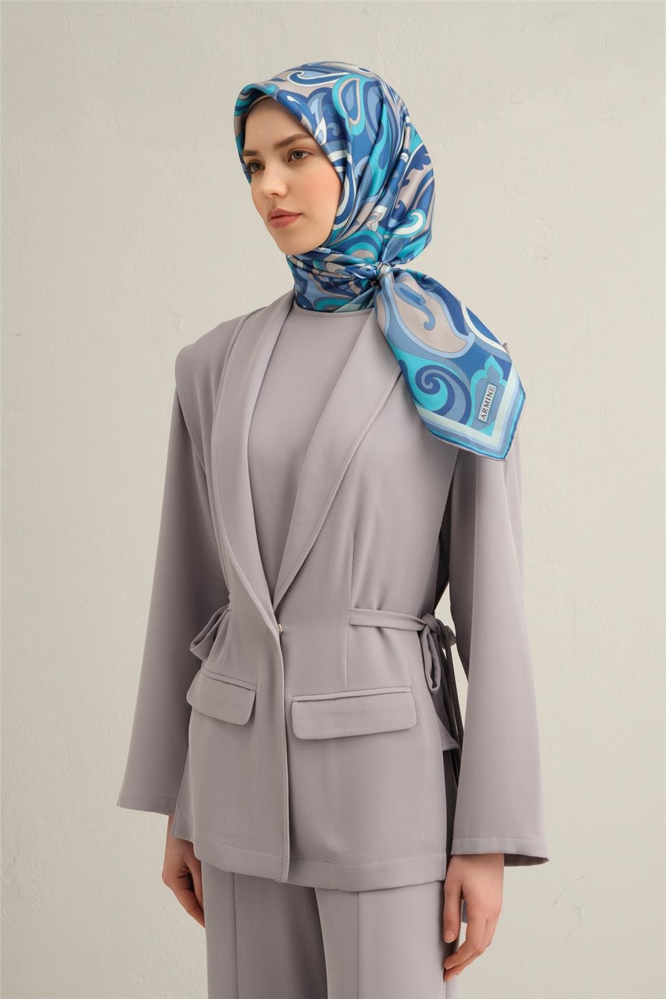 Armine 100% Seide/Ipek Kopftuch No.13